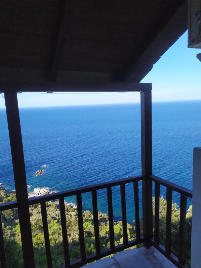 Triple Studio Room With The Most Beatifull View In Mylopotamos Cangaráda Kültér fotó